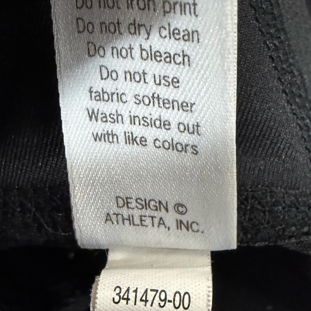ATHLETA Sonar Capri Legging Pants Black Size Small - Picture 7 of 9
